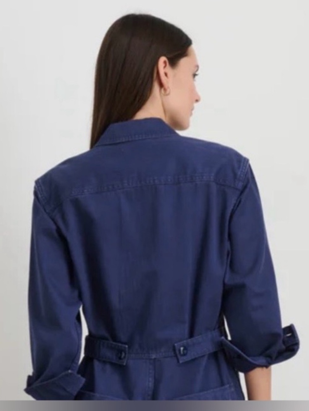 Alex Mill Navy Jumpsuit with Belt - Picture 5 of 9